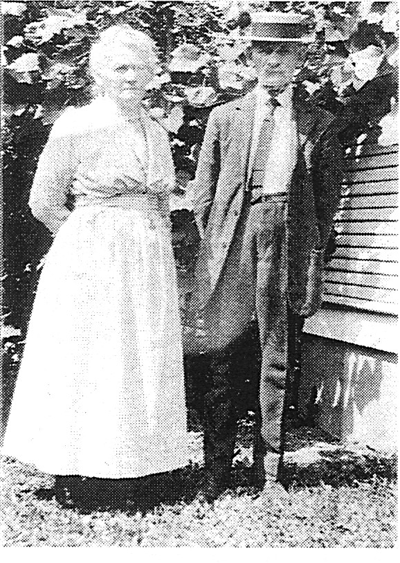 Annie Biewer Harry with her brother Frank